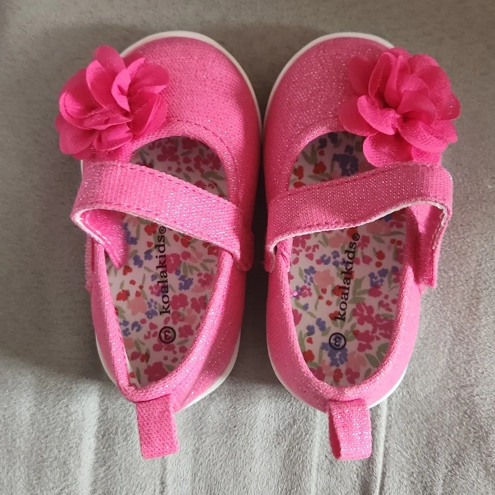 Koala kids Mary Jane pink shoes Size 3 - Picture 5 of 6